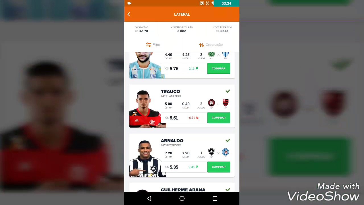 Cartola FC 2017 - dicas de escalação Rodada 3 - dica 2