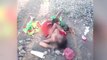Tragic moment a crying 17-month-old toddler is found drinking milk from his mother's dead body in India