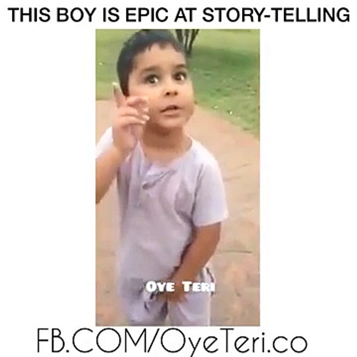 This Boy is Epic in Story-Telling
