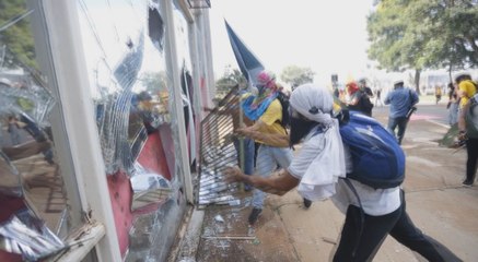 Fuertes disturbios en Brasilia por protestas contra el presidente Temer