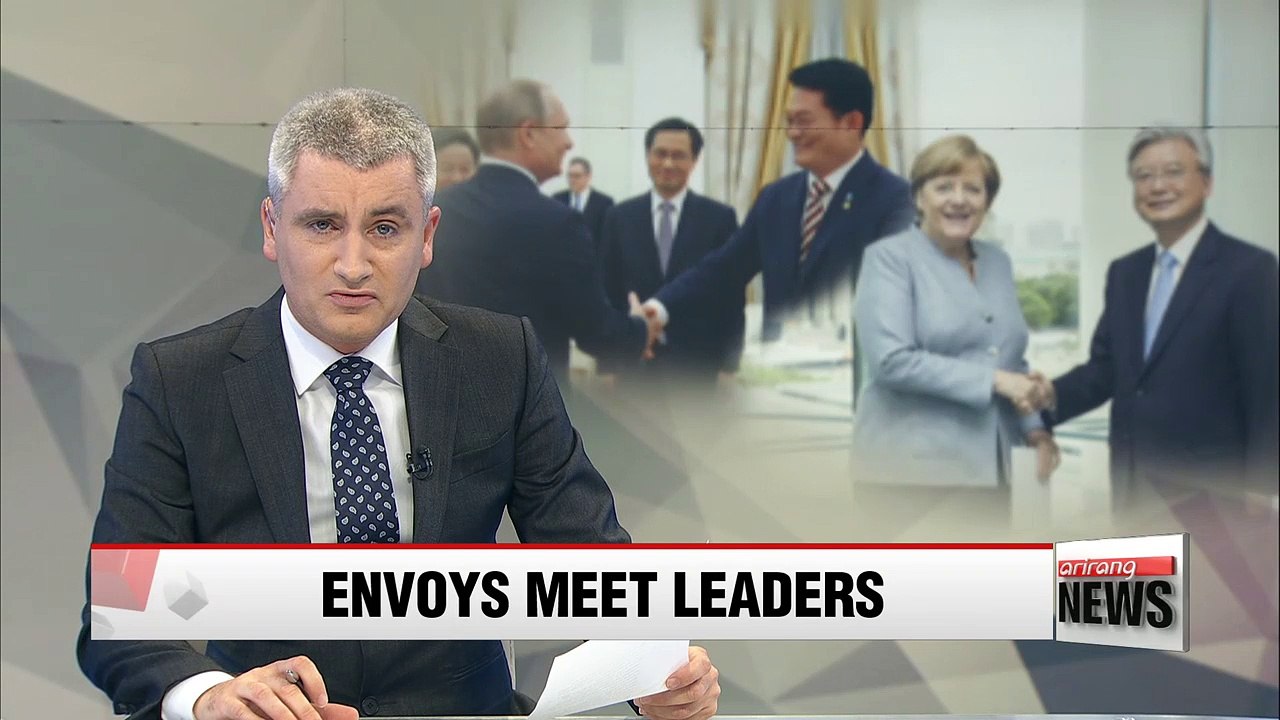 South Korean's special envoys meet with leaders...