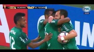 Palmeiras 3 x 1 Atletico Tucuman - Gols e Melhores Momentos - Libertadores 2017