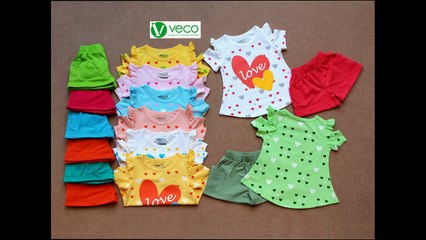 Xưởng may quần áo trẻ em giá sỉ Veco tại tp hcm - bộ sưu tập mùa hè cho bé