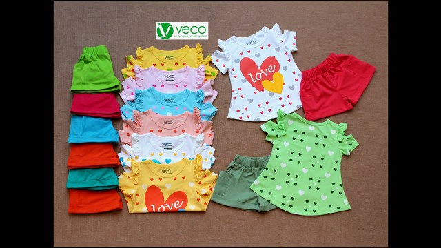 Xưởng may quần áo trẻ em giá sỉ Veco tại tp hcm - bộ sưu tập mùa hè cho bé