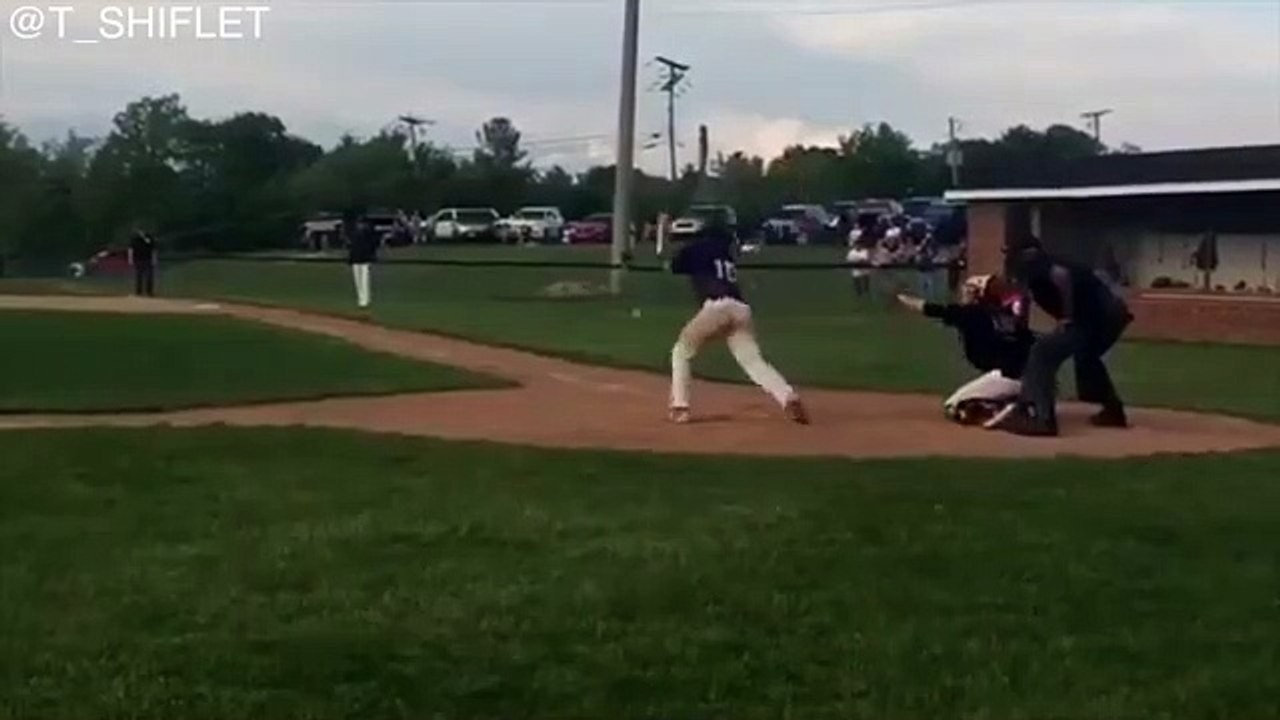 Front Flip turns into a run scored
