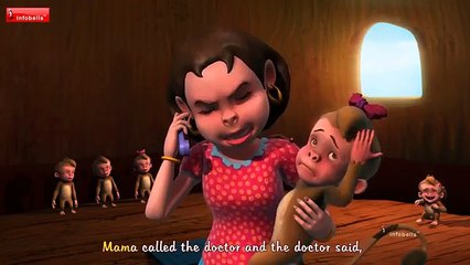 Five Little Monkeys Jumping On The Bed Nursery Rhymes for Children - YouTube (360p)
