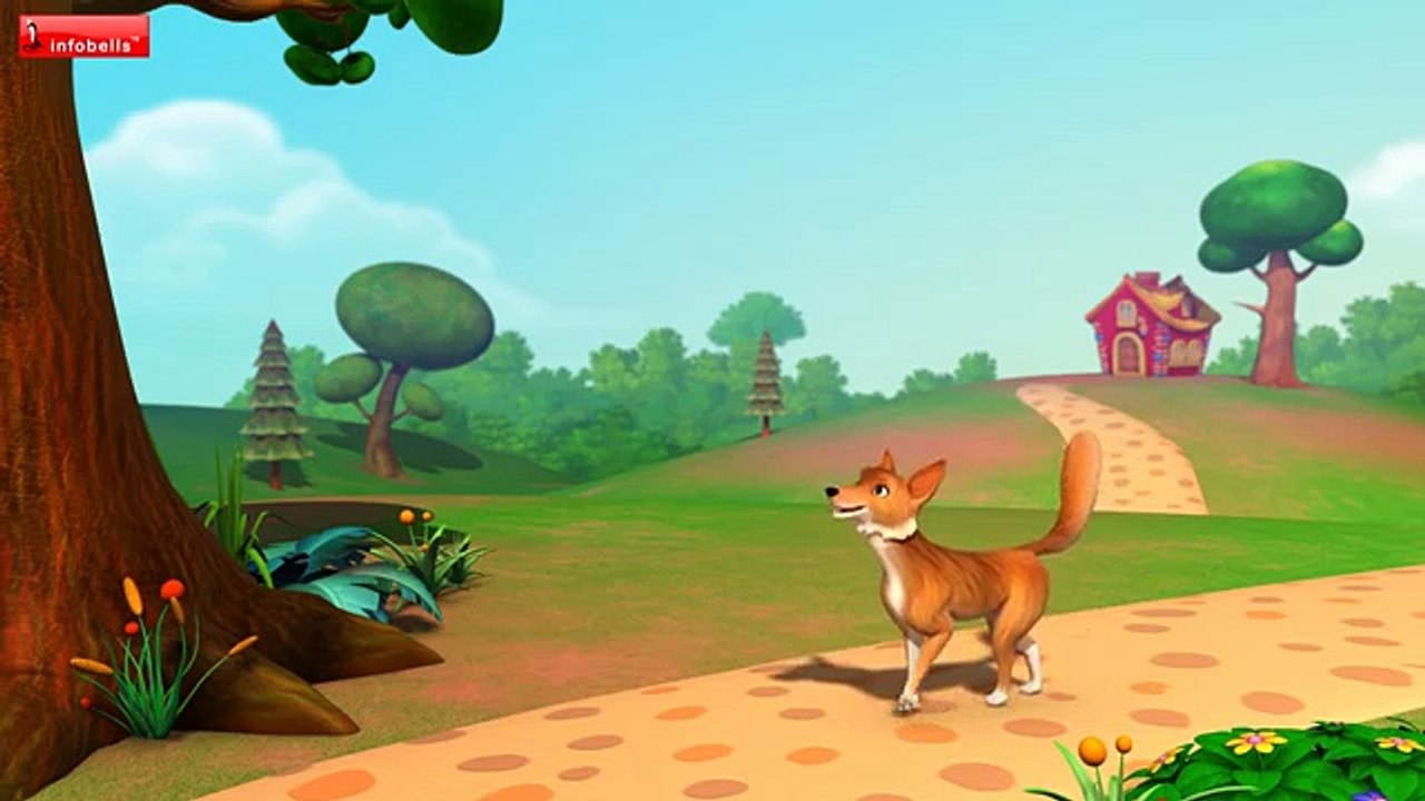 Moral stories for Kids _ Fox and the Cock _ Infobells - YouTube (360p)