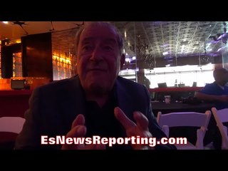 Bob Arum SHREDS REPORTER - EsNews Boxing