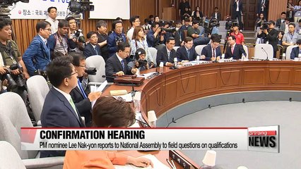 PM nominee Lee Nak-yon attends 2nd day of confirmation hearing