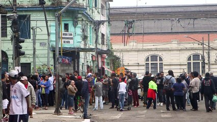 Tensão e reclamações na Cracolândia