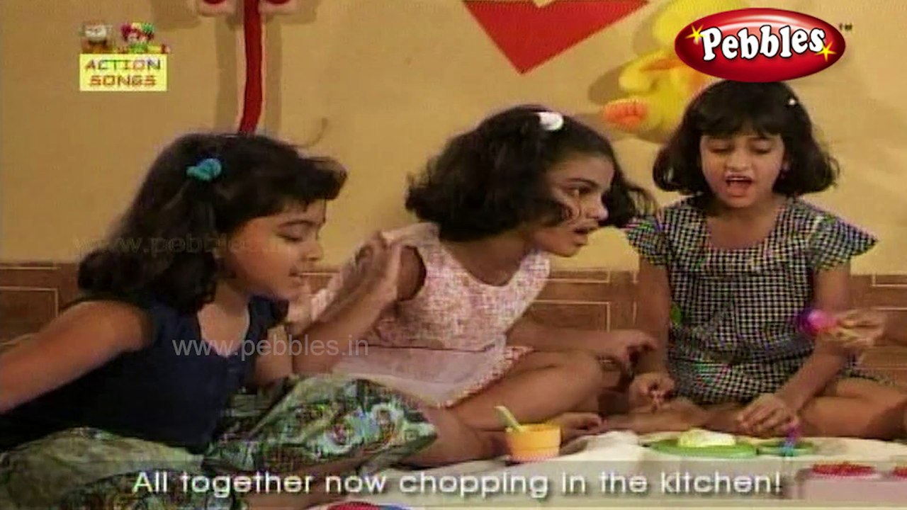 Chopping In The Kitchen Action Songs HD | Live Video Nursery Rhymes | Action Songs Nursery Rhymes Video | preschool songs for kids | action songs for kids