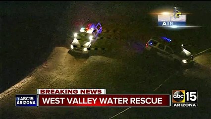 FD: Man pulled from west Phoenix canal
