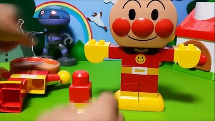 アンパンマン おもちゃ❤アニメ ブロックdeおしゃべり Anpanman Toys Animation