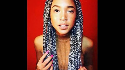 25 Fun and Interesting Ways to Rock Grey Box Braids Be Stylish