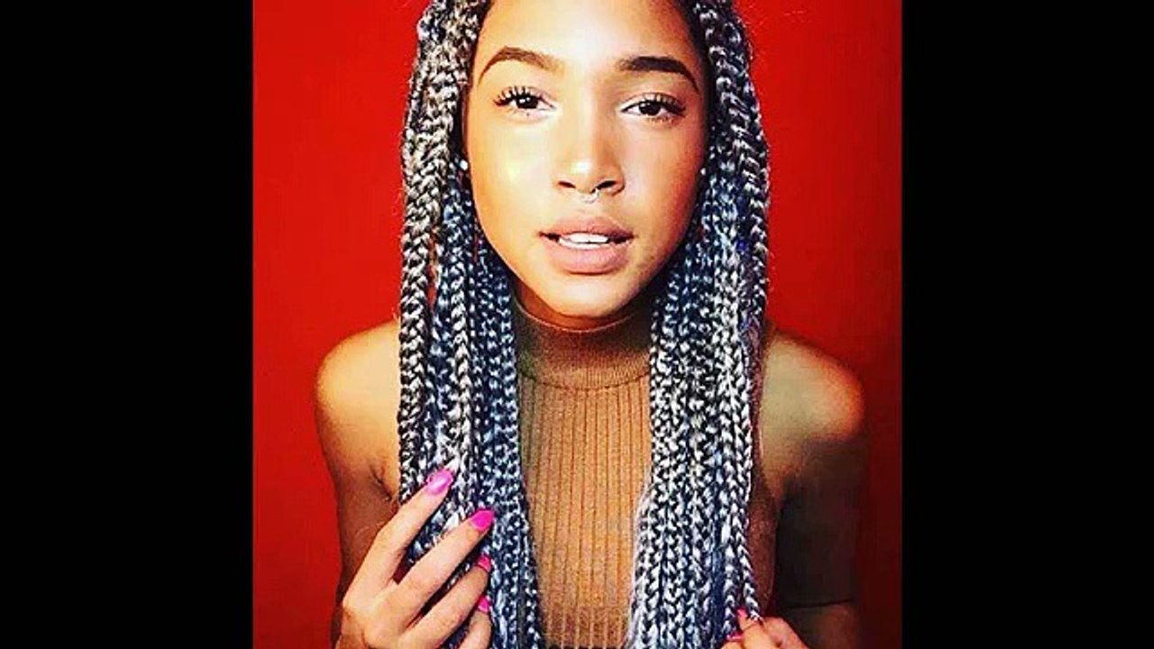 25 Fun and Interesting Ways to Rock Grey Box Braids Be Stylish