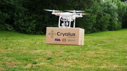 Drone Cold chain Shipper Testing - Final Mile in Cold chain Delivery