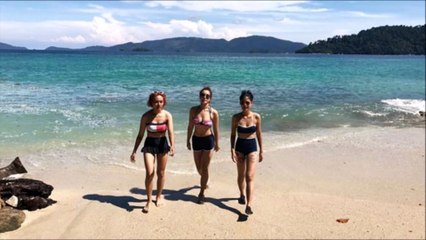 สายป่าน อภิญญา กับภาพหายาก โชว์รอยสักที่หลังเซ็กซี่ เที่ยวหลีเป๊ะกับ พี่เบ.
