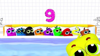 Ten in the Bed 3D Nursery Rhymes Song - Color Crew Babies _ 3D Rhymes f