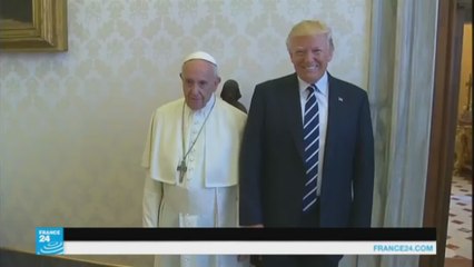 بابا الفاتيكان يلتقي ترامب ويحثه على صنع السلام