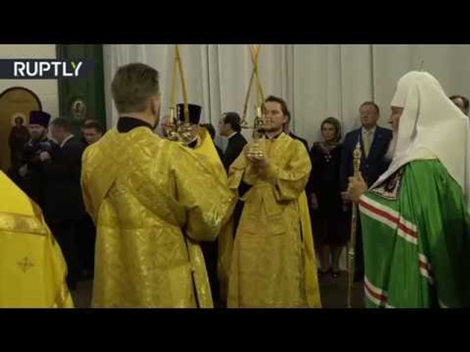 Patriarch Kirill leads ceremony at London’s Russian Orthodox Church
