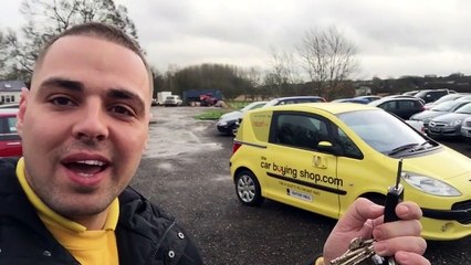 Our Peugeot 1007 1.4 diesel aka 'the yellow car' at the car buying shop