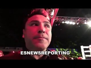 Oscar De La Hoya BREAKS Down Canelo vs Khan Says Look At Pacquiao When He Moved Up & Retired me!