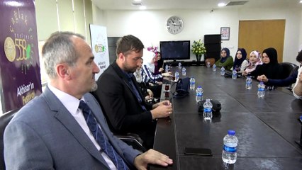 558. Çağlak Festivalinin Özel Konukları Bosnalı öğrenciler Akhisar'a geldi