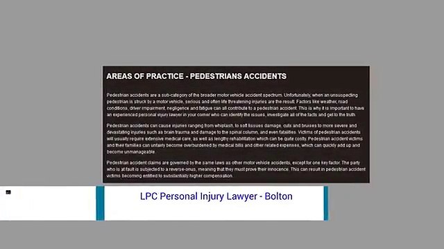 Personal Attorney Lawyer Bolton ON - LPC Personal Injury Lawyer (800) 965-3402