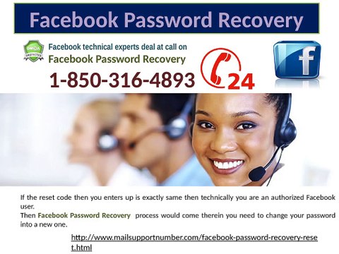 How to do Facebook Password Recovery 1-850-316-4893?