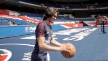 PSG : Edinson Cavani aussi bon au basket qu'au football ! (vidéo)