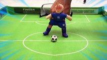 アンパンマン人形指サッカー！Soccer with Anpanman finger puppets!