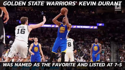 Kevin Durant tops Stephen Curry as favorite for Finals MVP