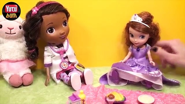 Oyuncak Prenses Sofia ve Doktor McStuffins Piknikte | Oyuncak Bebek | Yutubum