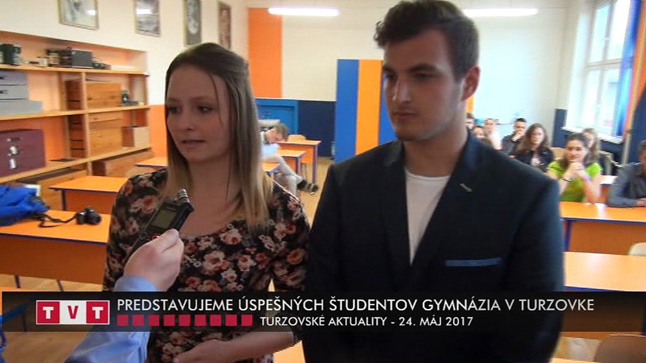 PREDSTAVUJEME ÚSPEŠNÝCH ŠTUDENTOV GYMNÁZIA V TURZOVKE
