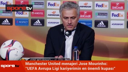 Mourinho: Kariyerimin en önemli kupası