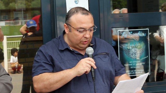 Discours du Vice-Président pour l'inauguration du terrain synthétique