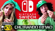 Irmãos Piologo Games 72 - Review Nintendo Switch, Zelda e Cheirando Limão