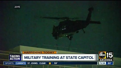 Military training to take place at Arizona State Capitol