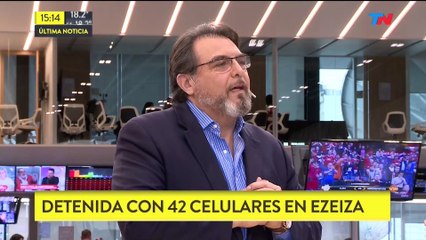 Ezeiza: Una mujer quiso ingresar al país con 42 celulares