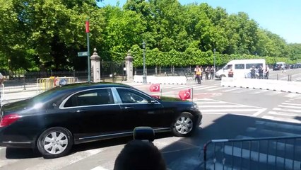 Arrivée d'Erdogan à Bruxelles