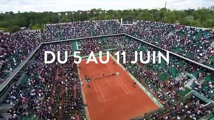 Smash Perrier -  Une tyrolienne pour Roland Garros