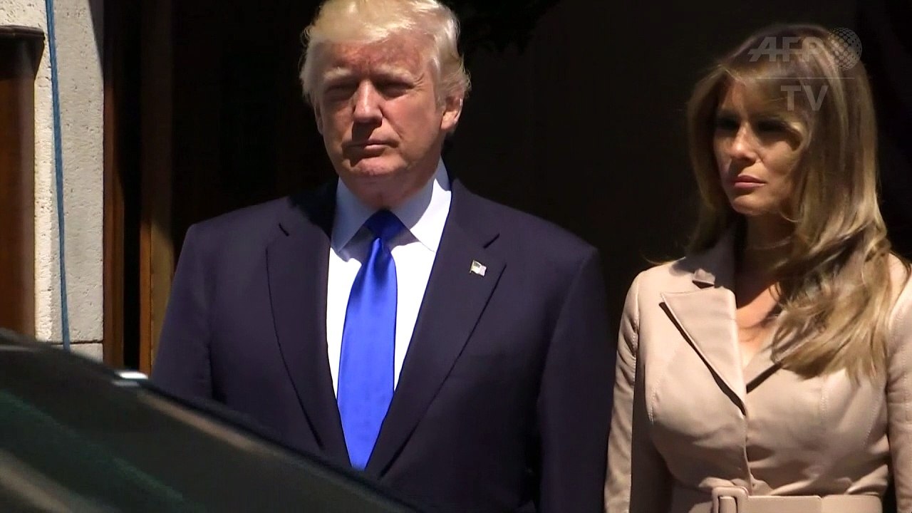 Trump encontra Macron