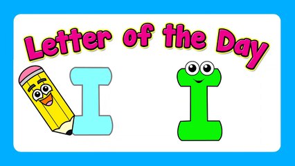 'I is for Ice' _ Level 1 Upper Case 'I' _ Babies & Toddlers Learn the