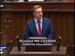 Poseł Ryszard Wilczyński - Wystąpienie z dnia 10 maja 2017 roku.