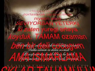 Sen de ben de unutamayız biz ikimiz sonu gelmez bu sevdanın mahşere kalsın sevgimiz