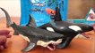 Animal Planet Mega Great White Shark & Orca Killer Whale Set Unboxing Play