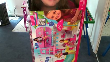 Hilarious Ending to the Girls Playing In a Giant Barbie Box Baby Barbie Girl in a Box