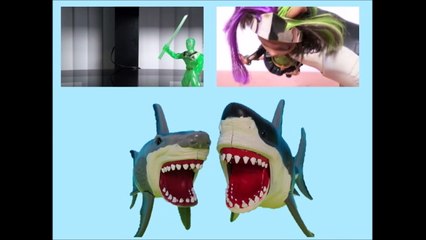 Sharks vs Green Goblin Sharknado 3 Parody Toy Shark Video