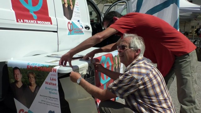 D!CI TV : Alpes-de-Haute-Provence : La campagne de Léo Walter (FSI) à bord de sa caravane insoumise