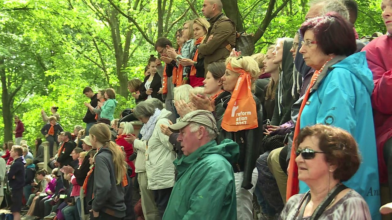 Obama sorgt auf dem Kirchentag für Jubel